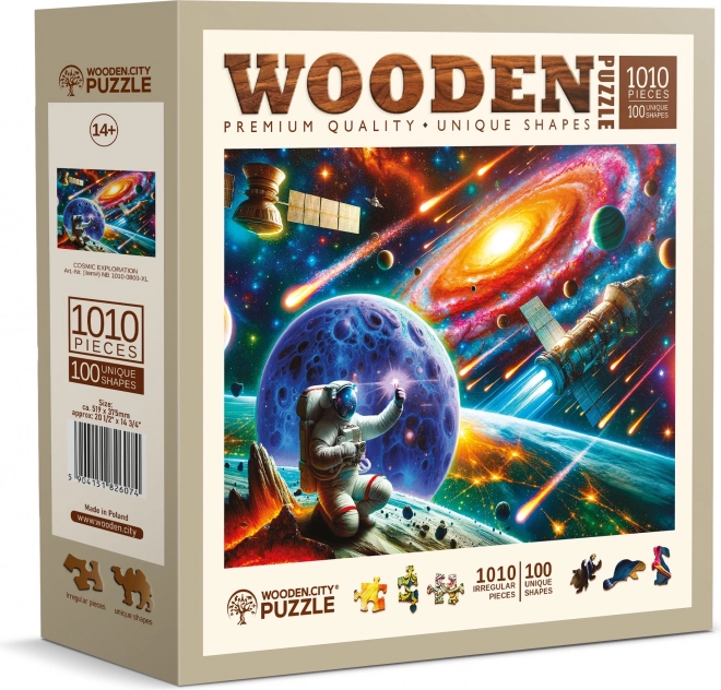 Holzpuzzle Entdeckung des Weltraums