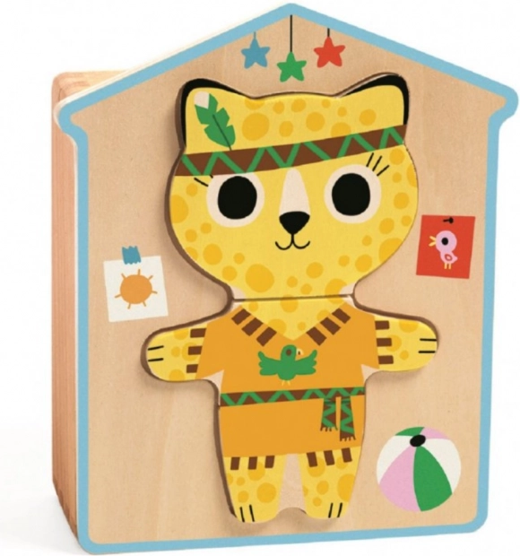 Puzzle Lustige Kätzchen von Djeco