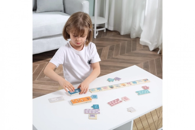 VIGA PolarB Holzpuzzle Zahlen Montessori