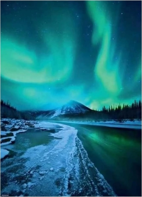 Puzzle Kraft der Natur: Polarlichter 1000 Teile HEYE