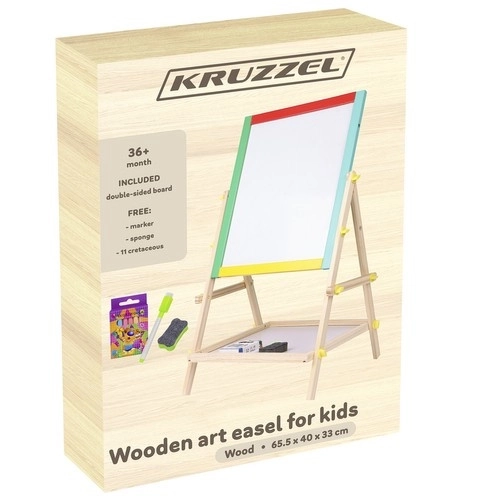 Zweiseitige Holztafel für Kinder