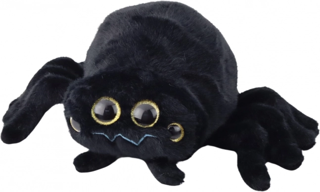 Schwarze Plüschspinnennetzspinne 30 cm