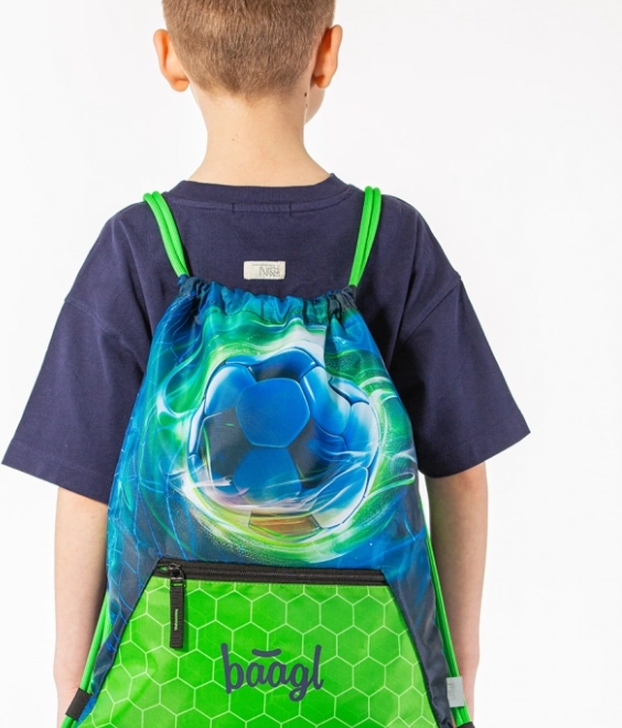 Baagl Set von Schulzubehör Zippy Plus Fußball