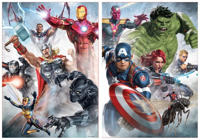 Avengers Puzzle Set 2x500 Teile