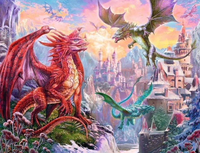 Puzzle Ravensburger Drachenland 2000 Teile