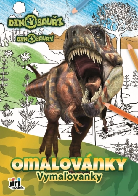 Malbuch A4 Dinosaurier