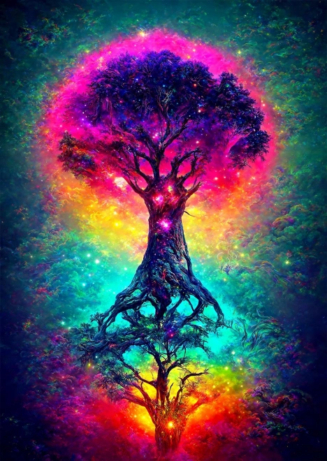 Puzzle Baum des Universums 1000 Stücke