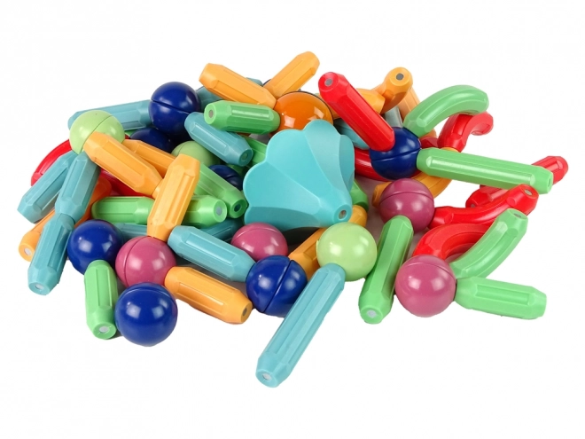 Magnetische Konstruktionsbausteine aus Kunststoff - 78 Teile