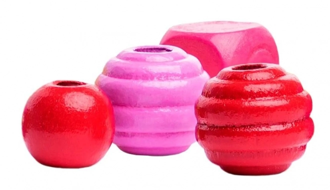Bunte Perlenmischung in der Tube