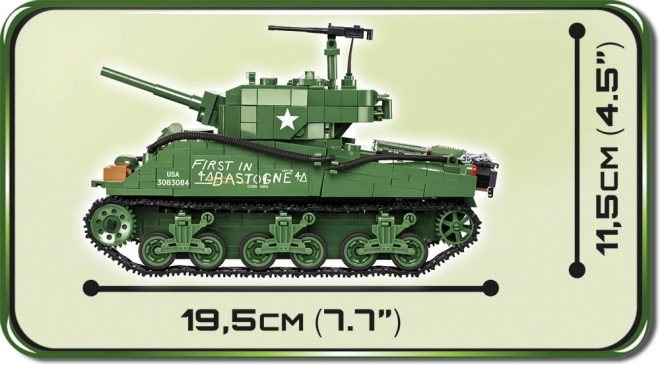 Cobi Konstruktionsset Sherman Panzer M4A3E2 Cobra King