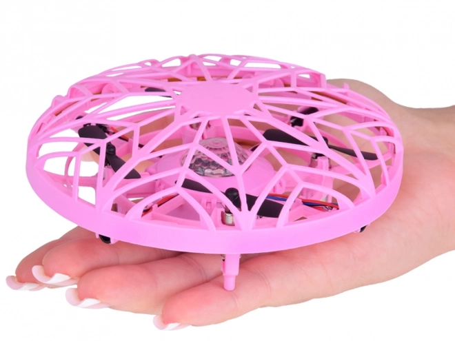 Handgesteuerter LED-Drohnen-Flugdisk