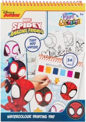 Wasser-Malbuch SPIDEY und seine fantastischen Freunde