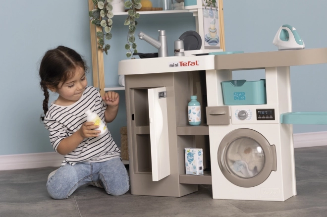 Küche Smoby Tefal Studio mit Waschmaschine 2-in-1