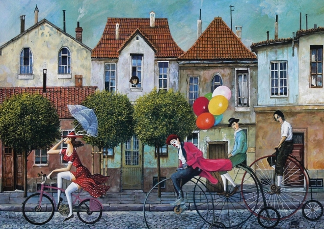 Puzzle Einrad 260 Teile von ART PUZZLE