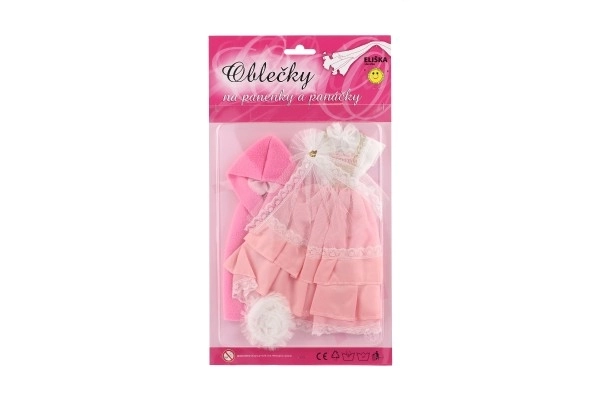 Puppenbekleidung mit Zubehör - 2 Stück