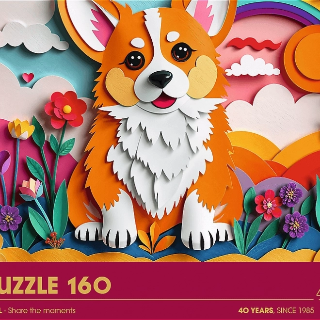Trefl Puzzle Paper Art: Welpe 160 Teile