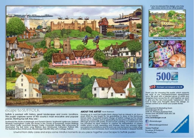 Ravensburger Puzzle Flucht nach Suffolk 500 Teile