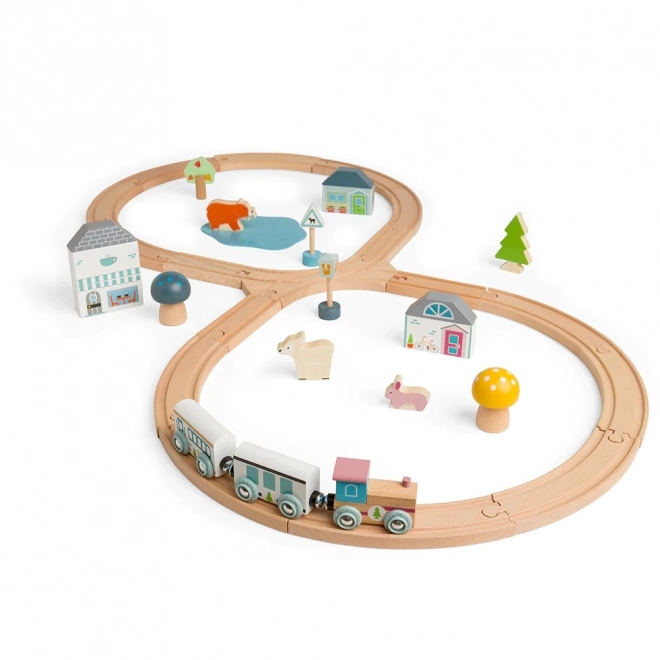 Holzeisenbahn bei Wald von Bigjigs Toys