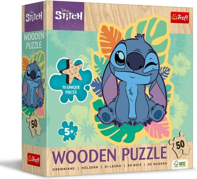 Holz-Puzzle 50 Teile Lilo & Stitch