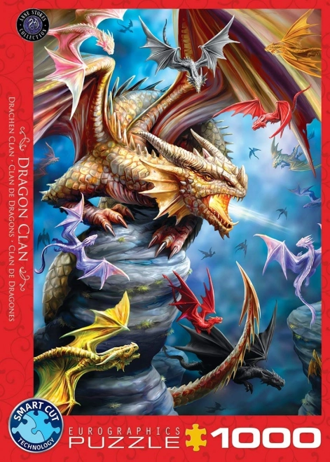 Eurographics Puzzle Drachen Clan 1000 Teile