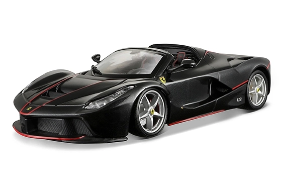 Bburago Ferrari LaFerrari Aperta in Metallic-Schwarz 1:24