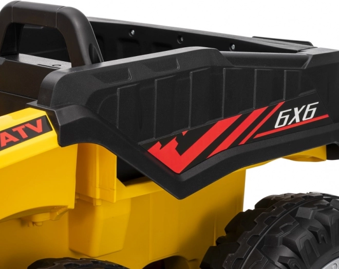 Gelbes sportliches Kinder-Quad TX ATV