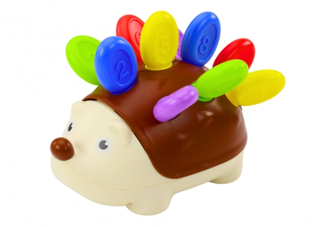 Sensory Igel für Babys - Bunte Stäbchen Zahlen