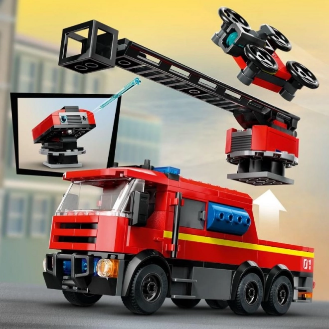 LEGO City Feuerwehrstation mit Feuerwehrauto