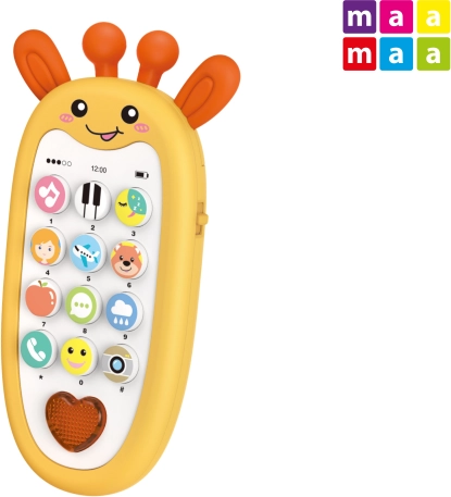 Kindertelefon Giraffe mit Effekten 13,5 cm