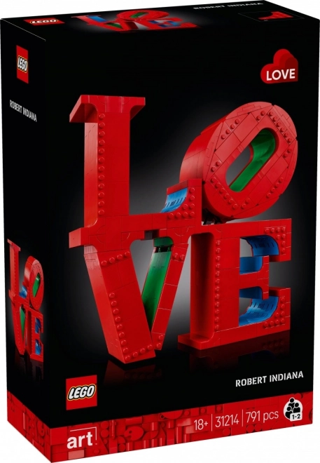 Lego Art LOVE Skulptur Baukasten