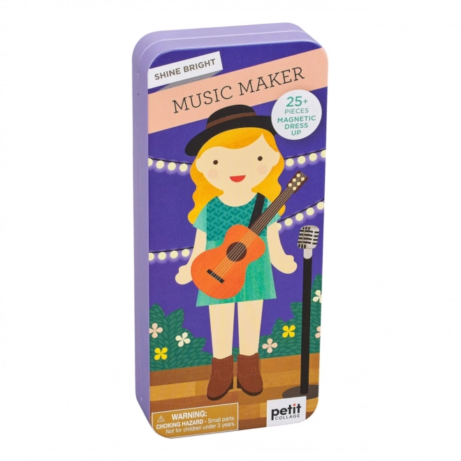 Magnetisches Puzzle Musikerin