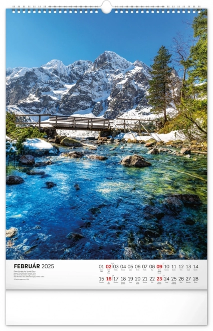 Notique Wandkalender Tatry 2025