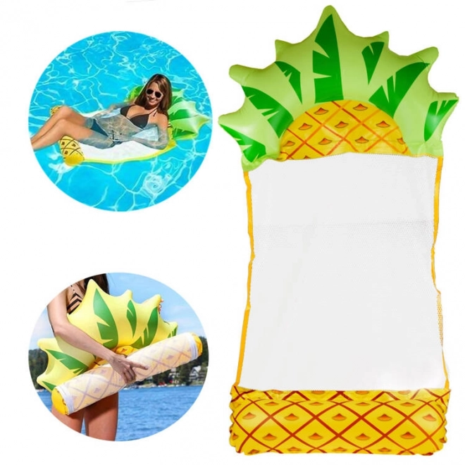 Aufblasbare Wasserhängematte mit Ananas-Design