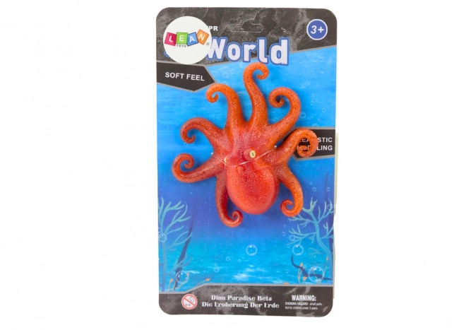 Gummi-Oktopus Figur Orange Sea World