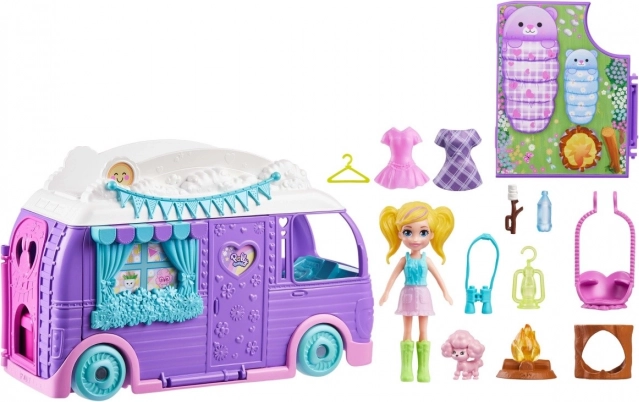 Polly Pocket Glamping Van mit Puppe