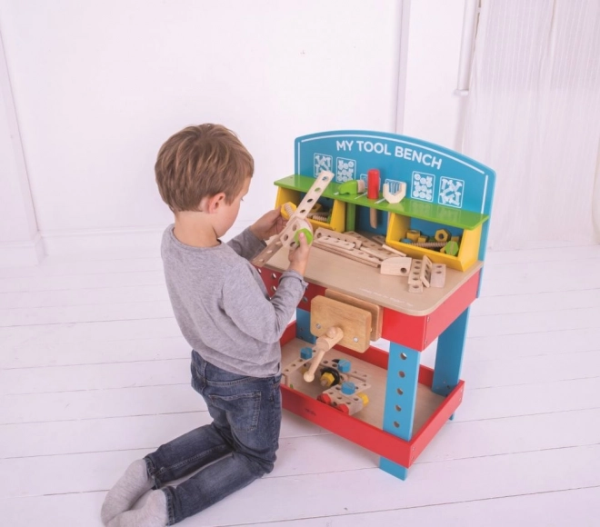 Bigjigs Toys Holz-Werkbank für Kinder