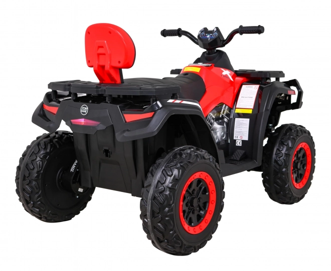 Kinderquad XT-Speed Rot mit 4x4 Antrieb, EVA, sanfter Start, MP3 und LED
