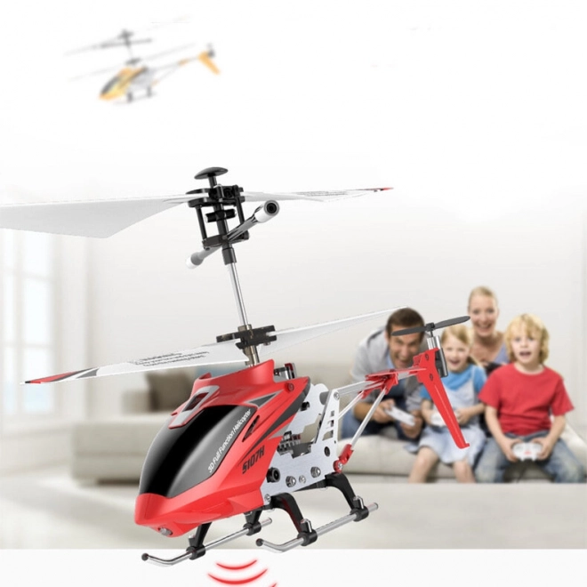 Zyma RC Helikopter mit Gyroskop S107G Rot