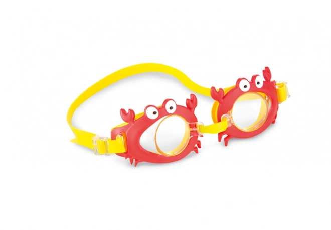 Kinder Schwimmbrille Tiermotiv 16cm, 3 Arten, 3-8 Jahre