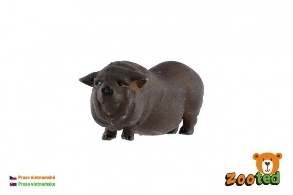 Vietnamesisches Hängebauchschwein Plastikfigur 7cm im Beutel