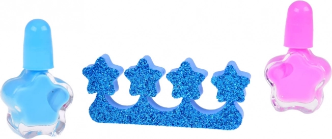 Großes Meerjungfrau Beauty-Set Lidschatten Nagellacke Haarspangen Haargummis