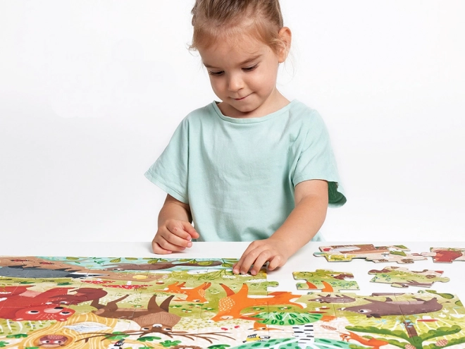 CzuCzu Puzzle Wilder Wald 40 Teile