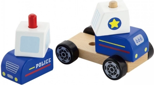 VIGA Holzpuzzle Polizei