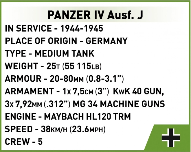 Panzer IV Ausf. J Bauklötze