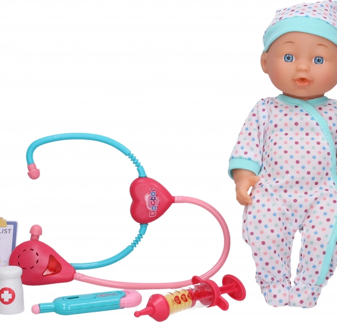 Spielset Krankes Baby 30 cm