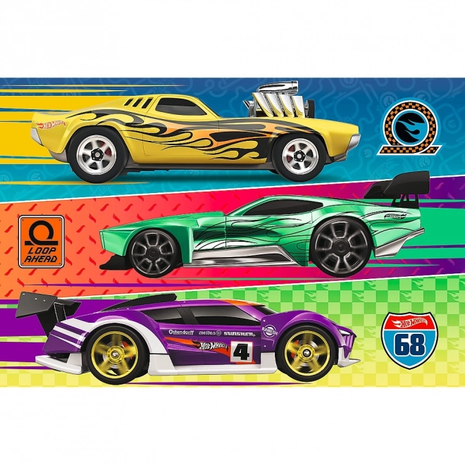 Hot Wheels Rennpuzzle 60 Teile