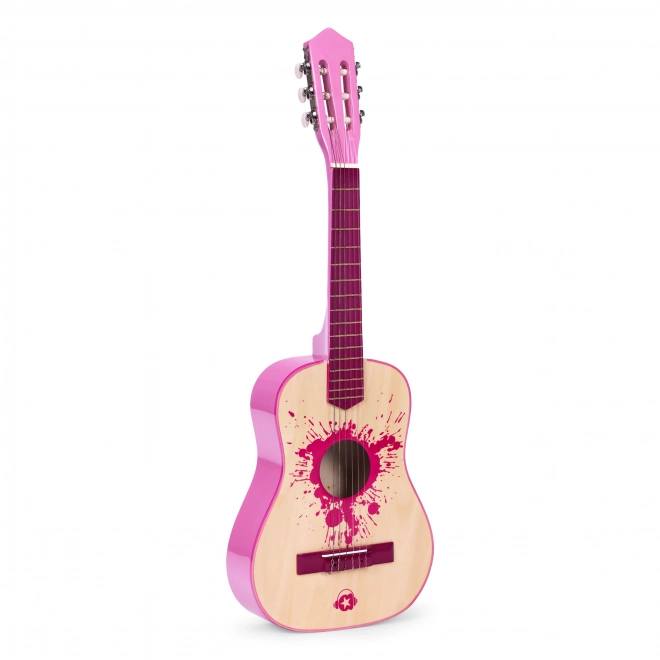 Kindergitarre Pink Große - 6-saitig Exklusiv ECOTOYS