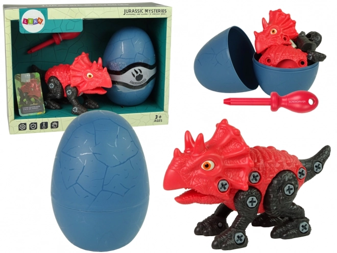 Triceratops DIY Dino Set mit Ei