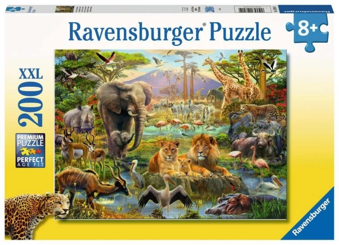 Ravensburger Puzzle Tiere der Savanne XXL 200 Teile