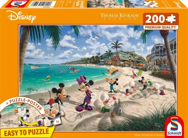 Puzzle Mickey und Minnie in Florida